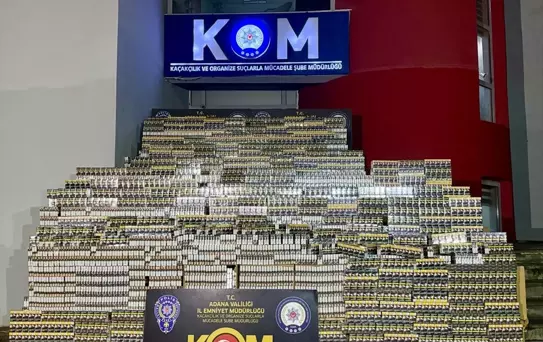 Adana'da Kaçak Sigara Operasyonu