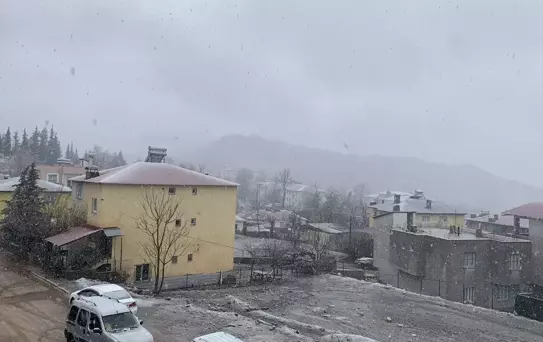 Adana'nın Yüksek Kesimlerine Kar Yağdı