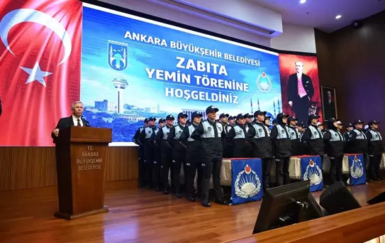 ABB'de 110 Zabıta Memuru Yemin Etti