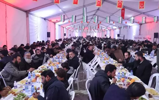 Sırakaya, Halep'te Kardeşlik İftarı'na Katıldı