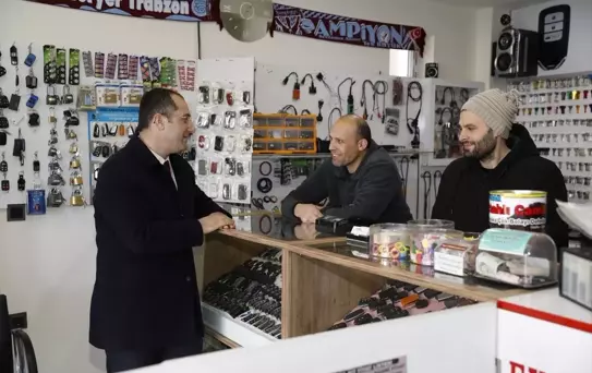 Başkan Ekim, Esnafa Ramazan Ziyareti