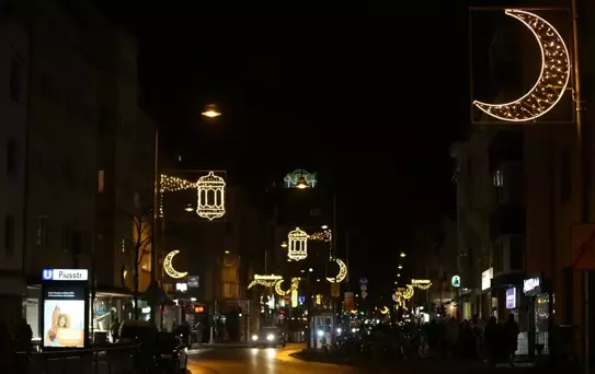 Köln ve Frankfurt'ta Ramazan Işıkları