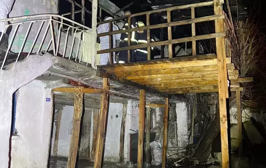 Merzifon'da Yangın: 1 Ölü, 1 Yaralı