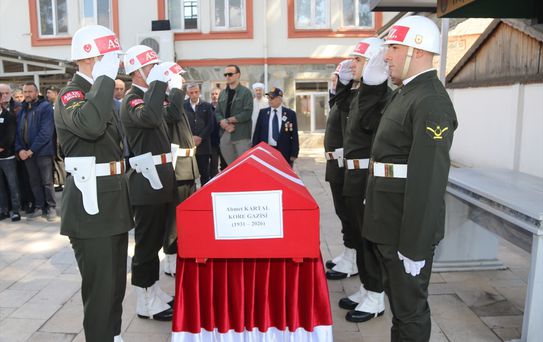 Kore Gazisi Ahmet Kartal Son Yolculuğuna Uğurlandı