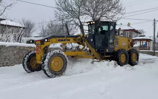 Göynücek'te Kar Yağışı ve Temizlik Çalışmaları