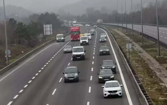 Ramazan Bayramı'nda Otoyolda Hareketlilik