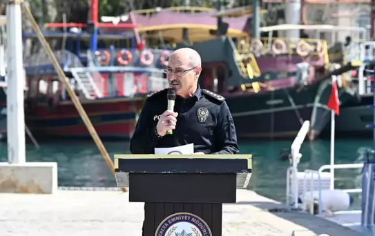 Antalya'da Şehit Polis Memuru Veysel Özkayacan Karakol Botu göreve başladı