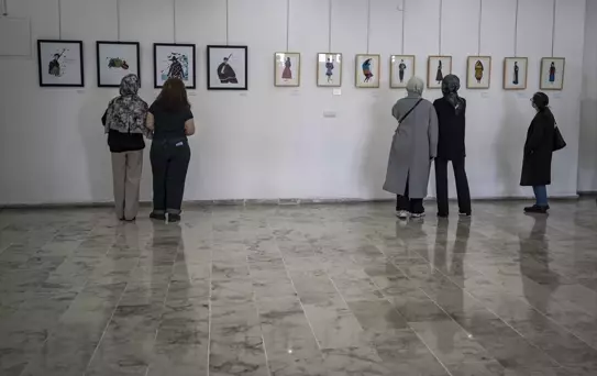 Erzurum'da Özlem Yılmaz'ın İllüstrasyon Sergisi