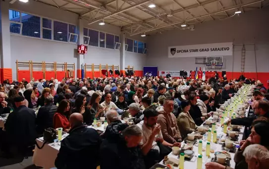 Saraybosna'da Kardeşlik İftarı