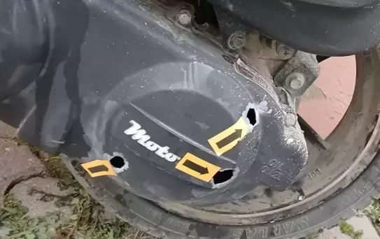 Erdek'te Motosiklet Kurşunlandı