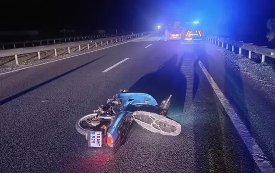 15 Yaşındaki Motosiklet Sürücüsü Hayatını Kaybetti