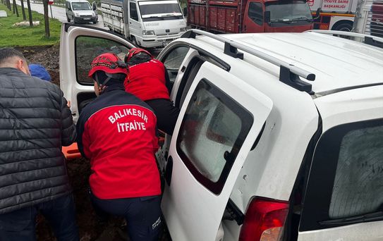 Balıkesir'de Trafik Kazası: 1 Yaralı