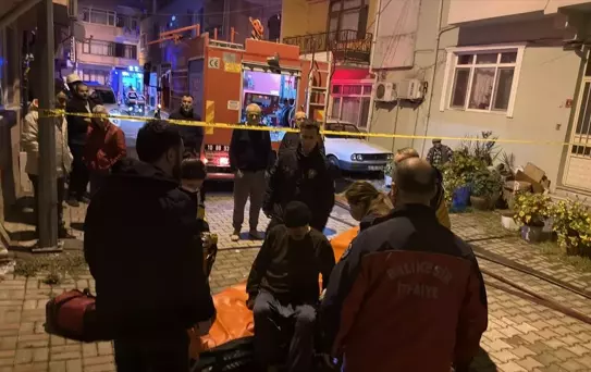 Gönen'de Pansiyonda Yangın