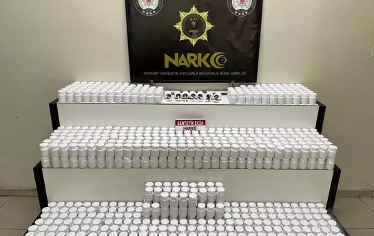 Edremit'te Uyuşturucu Operasyonu: 42 Bin Hap Ele Geçirildi