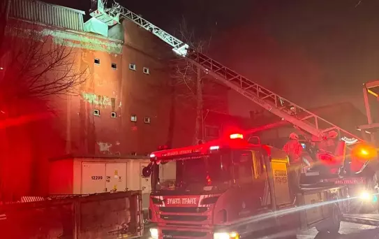 Başakşehir'de Altın Atölyesinde Yangın