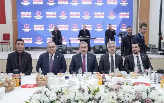 BBP Genel Başkanı Destici, partisinin iftar programına konuştu Açıklaması
