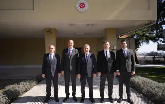 BBP Genel Başkanı Destici, Türkiye'nin Üsküp Büyükelçisi Ulusoy ile görüştü