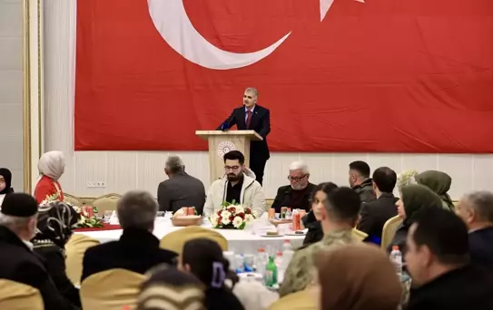Bingöl'de şehit aileleri ve gaziler için iftar programı düzenlendi