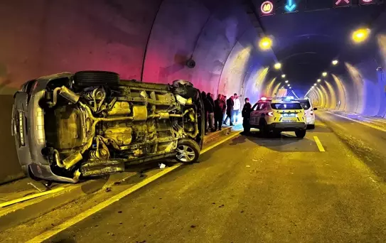 Bitlis'te Tünel Kazası: 2 Yaralı