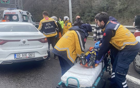 Bolu Dağı Tüneli'nde Kaza: 4 Yaralı
