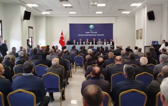 Boyabat'ta Muhtarlar Toplantısı