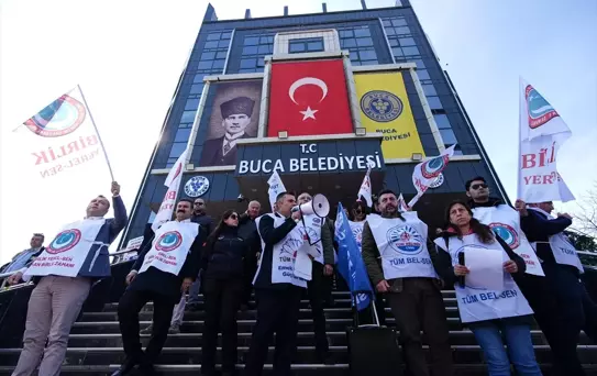 Buca'da Memurlardan Protesto