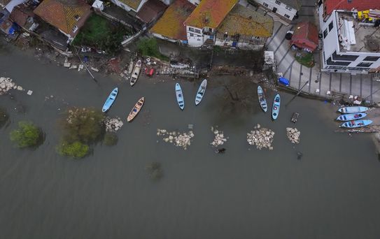 Bursa'da Uluabat Gölü'nde Su Seviyesi Yükseldi