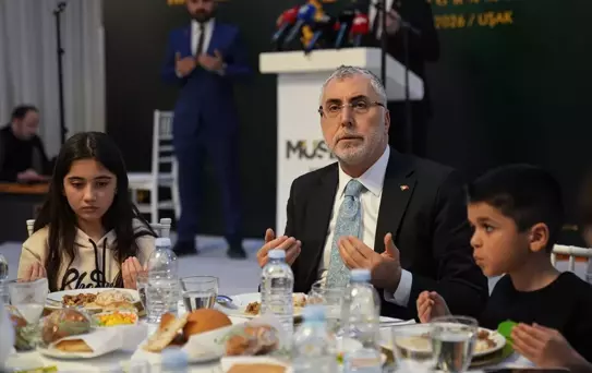 Çalışma ve Sosyal Güvenlik Bakanı Işıkhan, Uşak'ta iftarda konuştu Açıklaması
