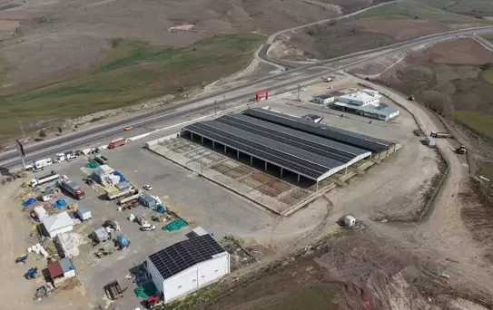 Çubuk'ta Güneş Enerjisi Santrali Hizmete Girdi