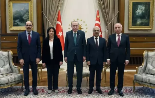 Cumhurbaşkanı Erdoğan, DEM Parti heyetini kabul etti