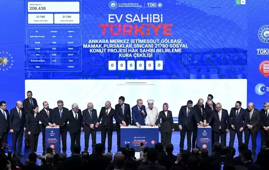 Cumhurbaşkanı Erdoğan 'Ev Sahibi Türkiye-Ankara 31 bin 73 Konut Kura Çekim Töreni'nde konuştu Açıklaması