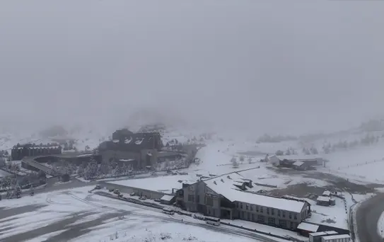 Davraz Kayak Merkezi'nde Bayram Yoğunluğu