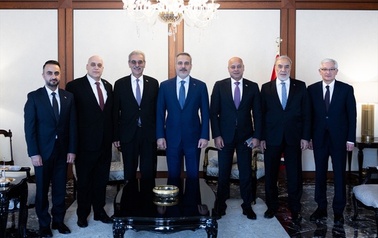 Hakan Fidan, Gazze'den Şaas'ı Ağırladı