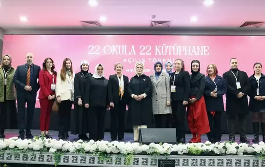 Emine Erdoğan, TOGEMDER'in '22 Okula 22 Kütüphane' projesinin açılış töreninde konuştu Açıklaması