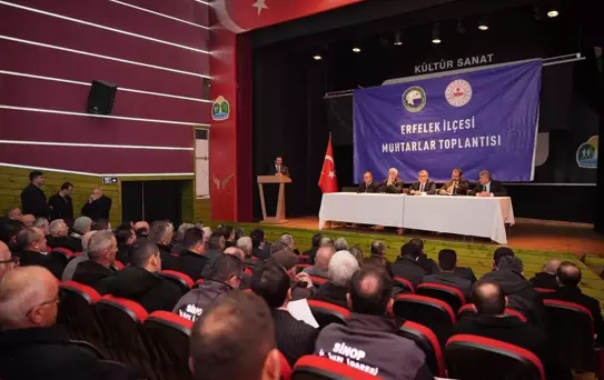 Erfelek'te Muhtarlar Toplantısı
