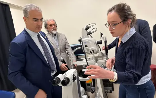 Ergani'de Göz Anjiyografi Cihazı Hizmete Girdi