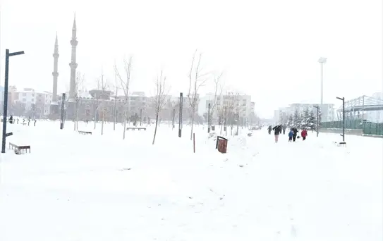 Doğu Anadolu'da Kar Yağışı Etkili
