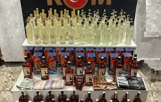 Eskişehir'de Kaçak Alkol Operasyonu