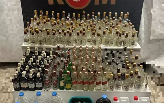Eskişehir'de Kaçak Alkol Operasyonu