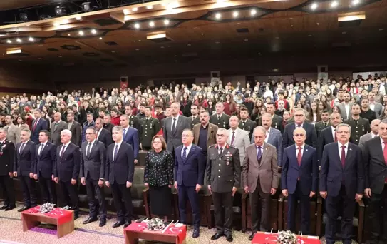 Gaziantep ve çevre illerde İstiklal Marşı'nın kabulü ve Mehmet Akif Ersoy'u anma programları yapıldı