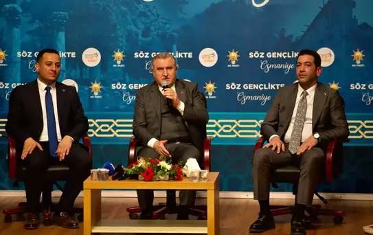 Gençlik ve Spor Bakanı Bak, Osmaniye'de gençlerle bir araya geldi Açıklaması