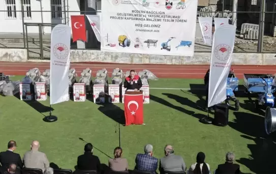 Hani'de Üreticilere Ekipman Desteği