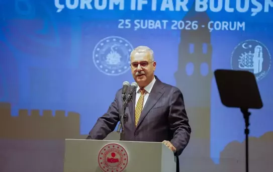 İçişleri Bakanı Çiftçi, Çorum'da konuştu Açıklaması