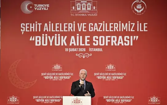 İstanbul Valisi Gül, şehit aileleri ve gazilerle iftar yaptı