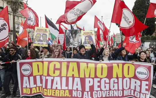 Roma'da İslam ve Yargı Reformu Protestosu