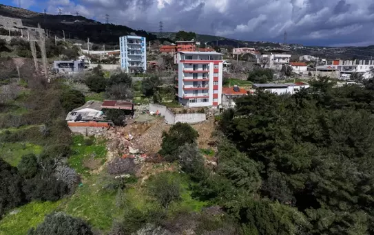 Bornova'da Heyelan Mağdurları Destek Bekliyor