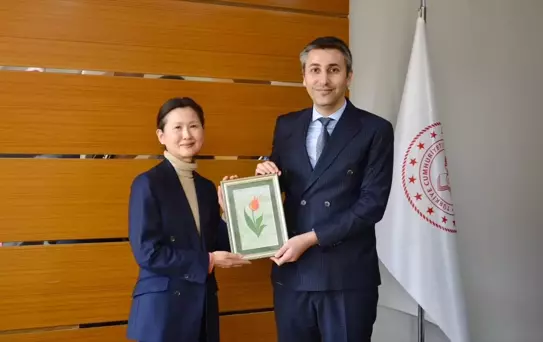 Japon eğitim heyetinden Milli Eğitim Bakanlığına ziyaret