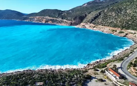 Kaputaş Plajı'nda Eşsiz Renk Şöleni