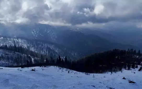 Kardüz Yaylası'nda Kış Manzarası