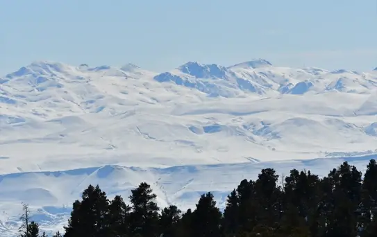 Kars'ta Kar Manzaraları